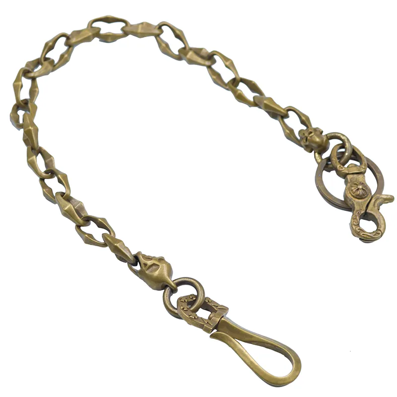 Solid Men's Handmade Horseshoe Buckle Key Chain Pants Chains Biker Wallet Chain For Men