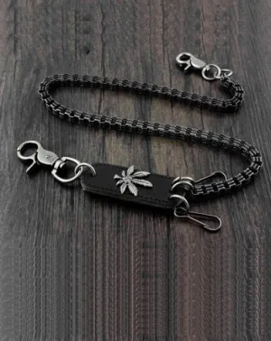 Solid Metal Long Wallet Chain Cool Punk Rock Biker Trucker Wallet Chain Trucker Wallet Chain for Men