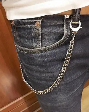 Solid Stainless Steel Cool Punk Rock Wallet Chain Biker Trucker Wallet Chain Trucker Wallet Chain for Men