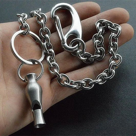 Solid Stainless Steel Cool Punk Rock Wallet Chain Biker Trucker Wallet Chain Trucker Wallet Chain for Men