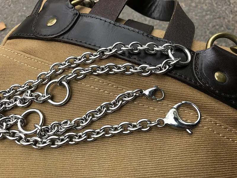 Solid Stainless Steel Wallet Chain Biker Wallet Chain Chains for Mens Wallets Silver Wallet Chain