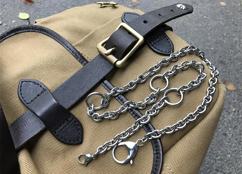 Solid Stainless Steel Wallet Chain Biker Wallet Chain Chains for Mens Wallets Silver Wallet Chain