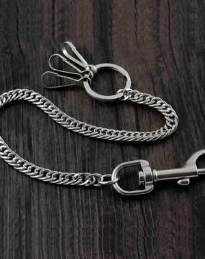 Solid Stainless Steel Wallet Chain Cool Punk Rock Biker Trucker Wallet Chain Trucker Wallet Chain for Men