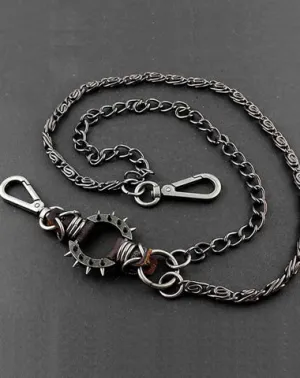 Solid Stainless Steel Wallet Chain Cool Punk Rock Biker Trucker Wallet Chain Trucker Wallet Chain for Men