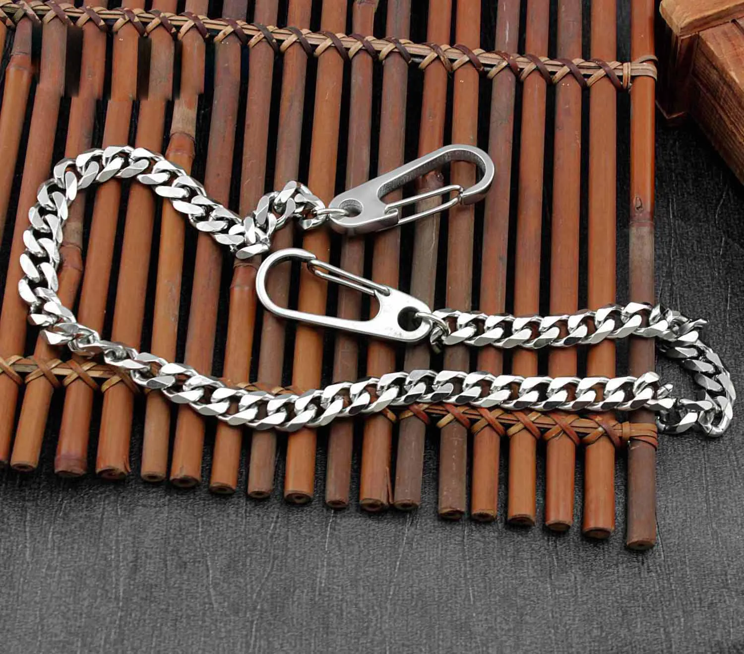 Solid Stainless Steel Wallet Chain Cool Punk Rock Biker Trucker Wallets Chain Trucker Wallet Chain for Men