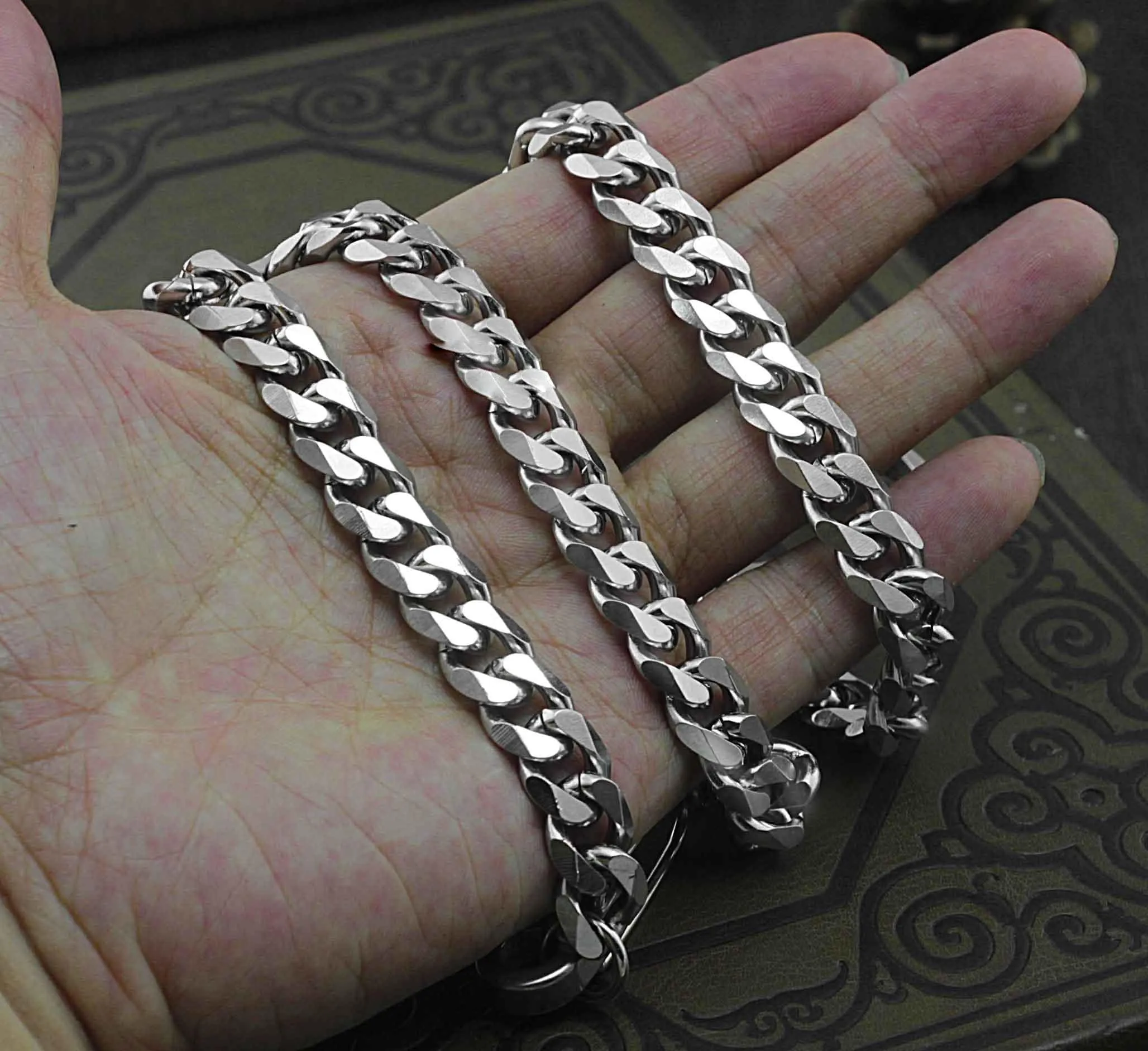 Solid Stainless Steel Wallet Chain Cool Punk Rock Biker Trucker Wallets Chain Trucker Wallet Chain for Men