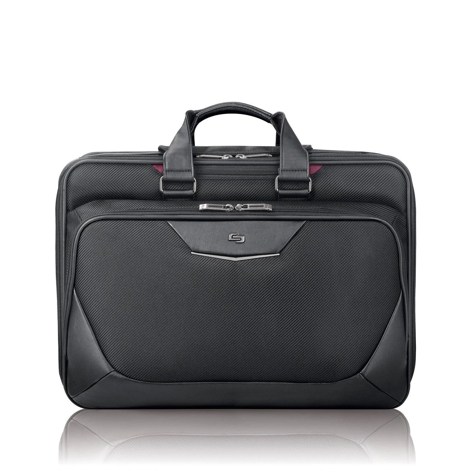 Solo 17.3" Laptop Smart Strap Briefcase