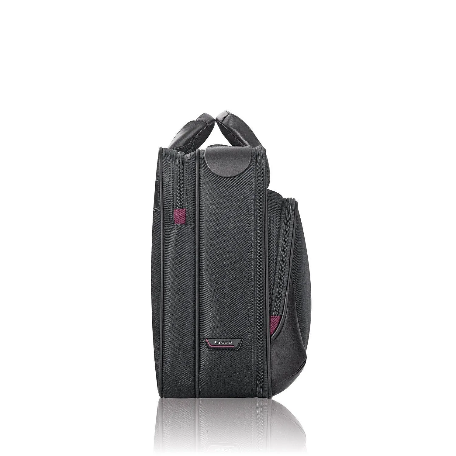Solo 17.3" Laptop Smart Strap Briefcase