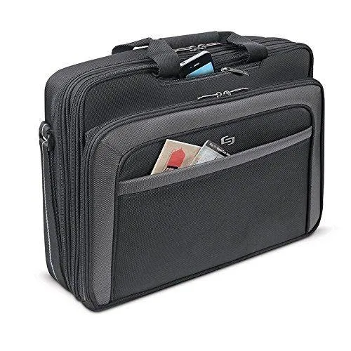 Solo Empire 17.3" Laptop Briefcase TSA Friendly