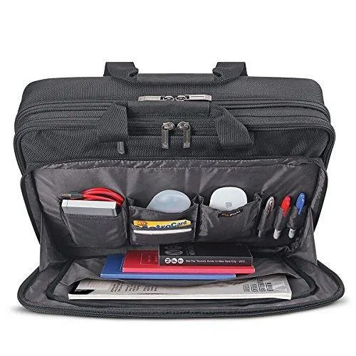 Solo Empire 17.3" Laptop Briefcase TSA Friendly