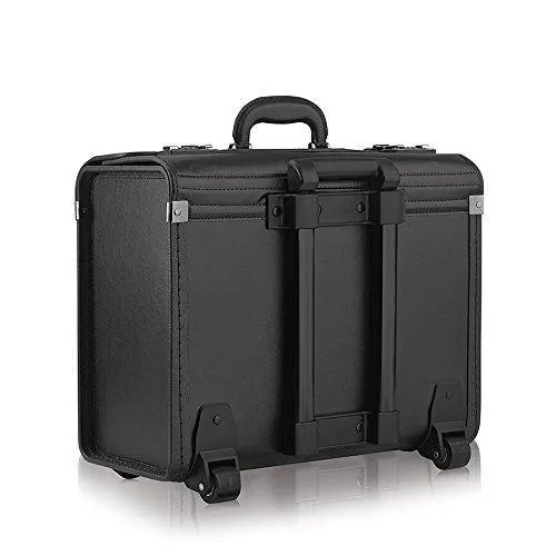 Solo Lincoln Rolling Catalog Case with Dual Combination Locks