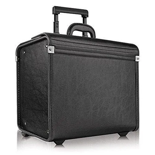 Solo Lincoln Rolling Catalog Case with Dual Combination Locks