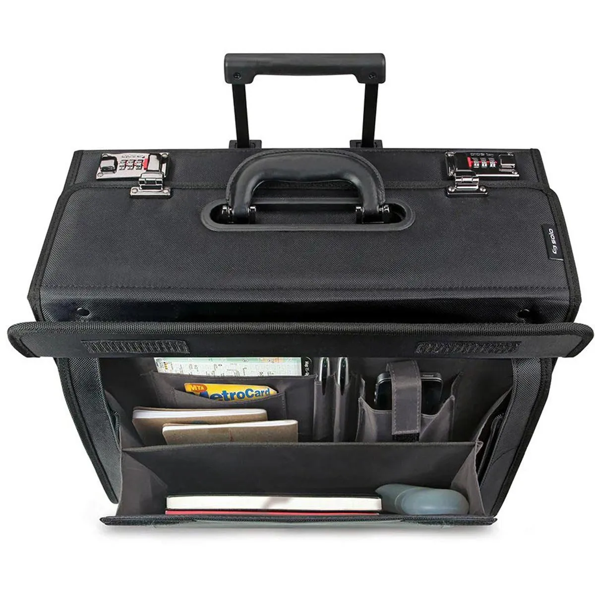 Solo New York Herald Rolling Catalog Case