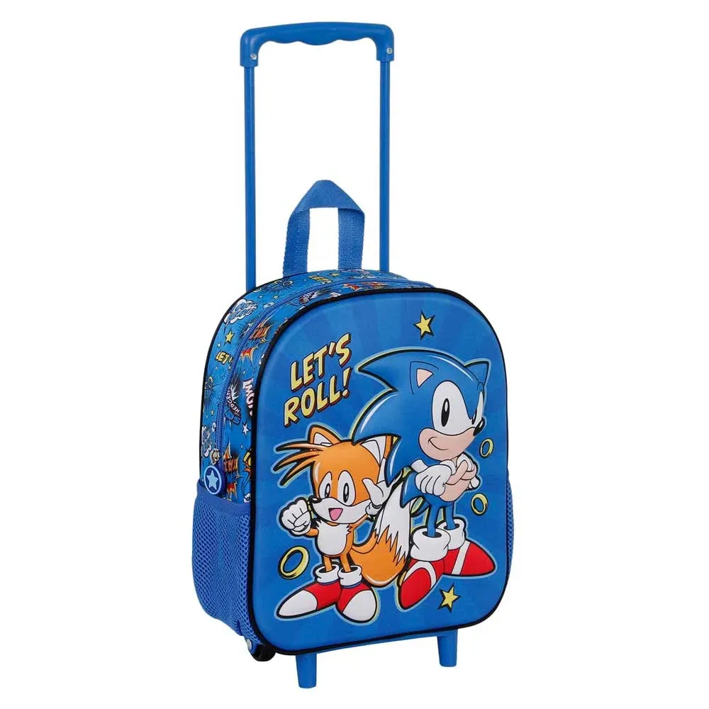SONIC Lets Roll-Small 3D Backpack
