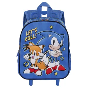 SONIC Lets Roll-Small 3D Backpack