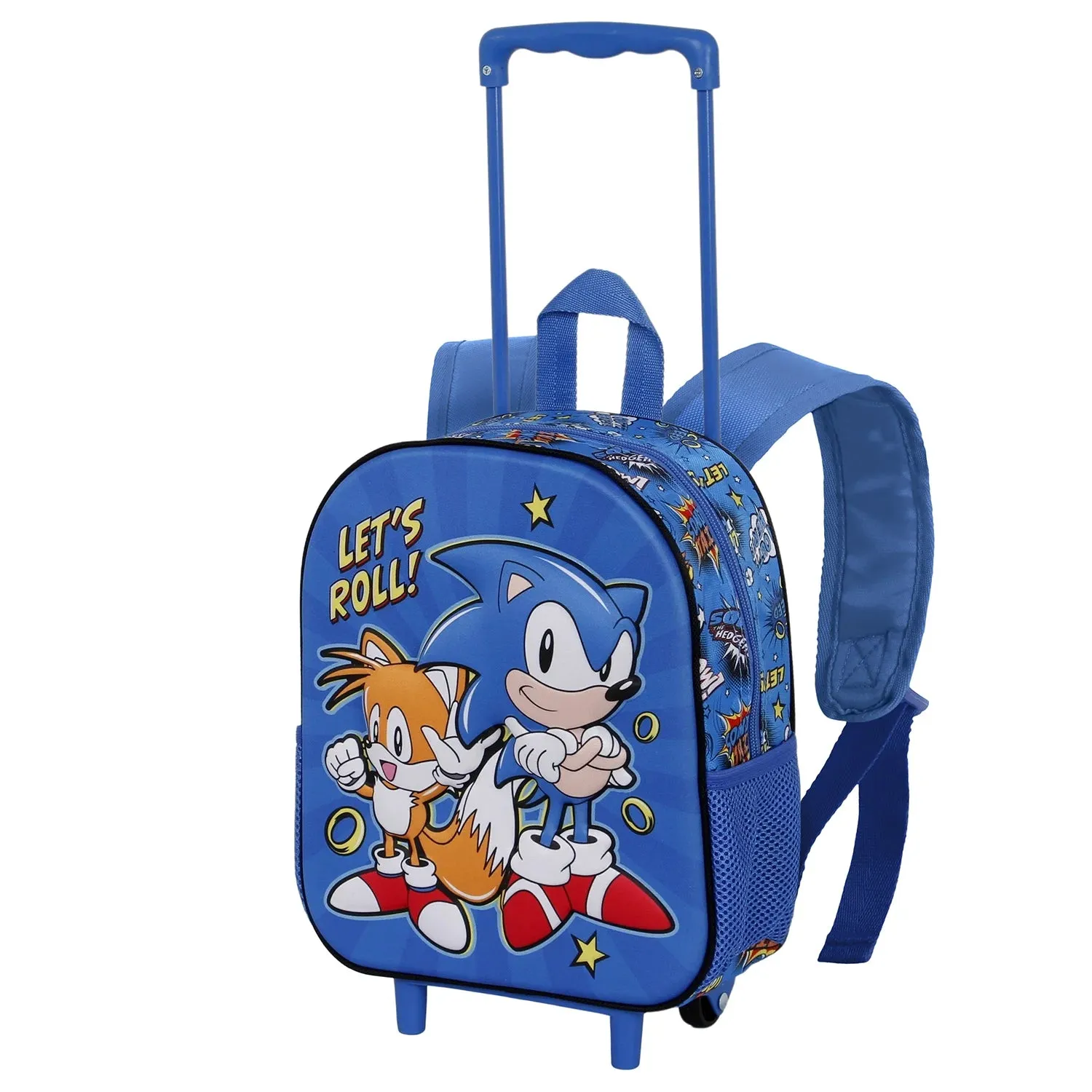 SONIC Lets Roll-Small 3D Backpack