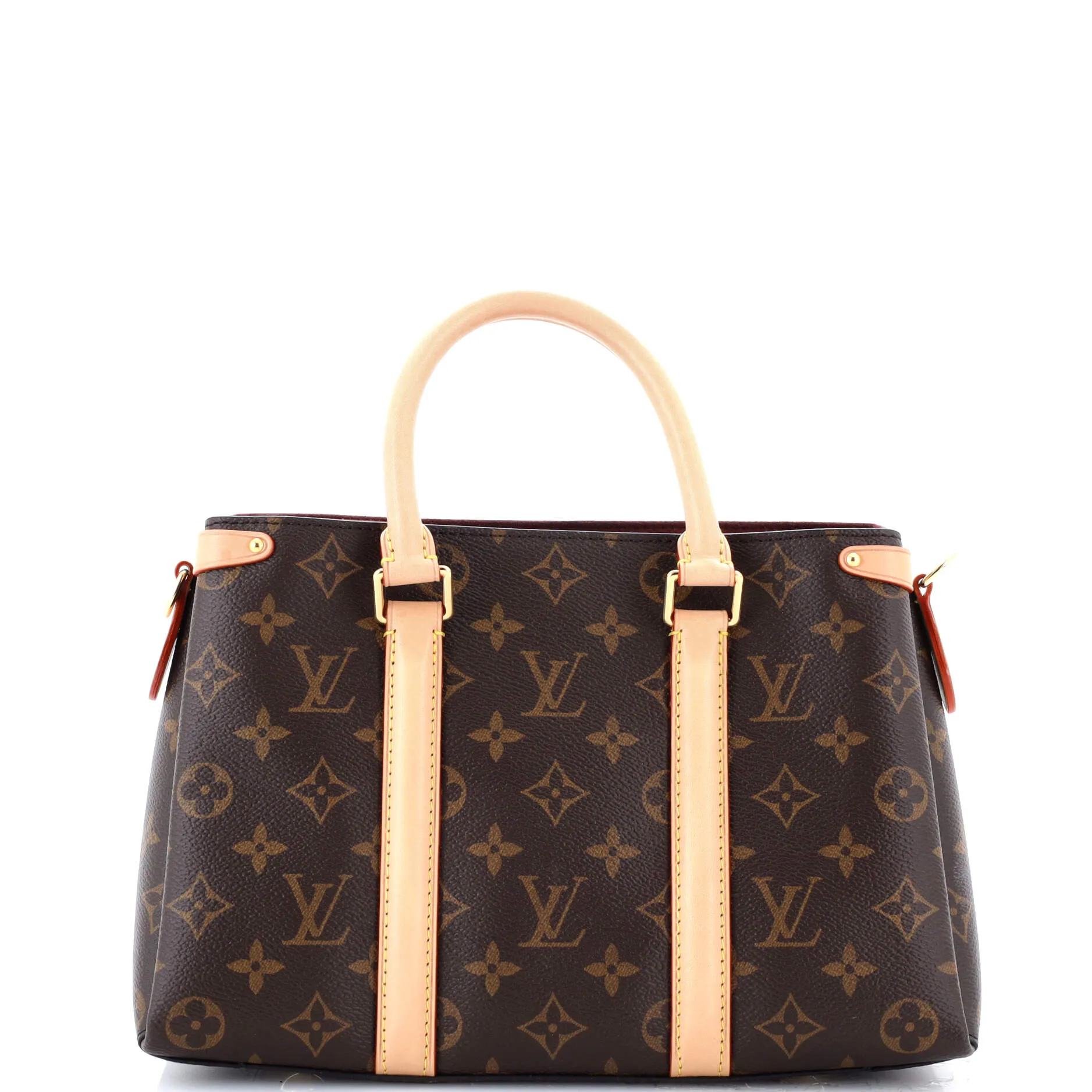 Soufflot Tote Monogram Canvas with Leather BB