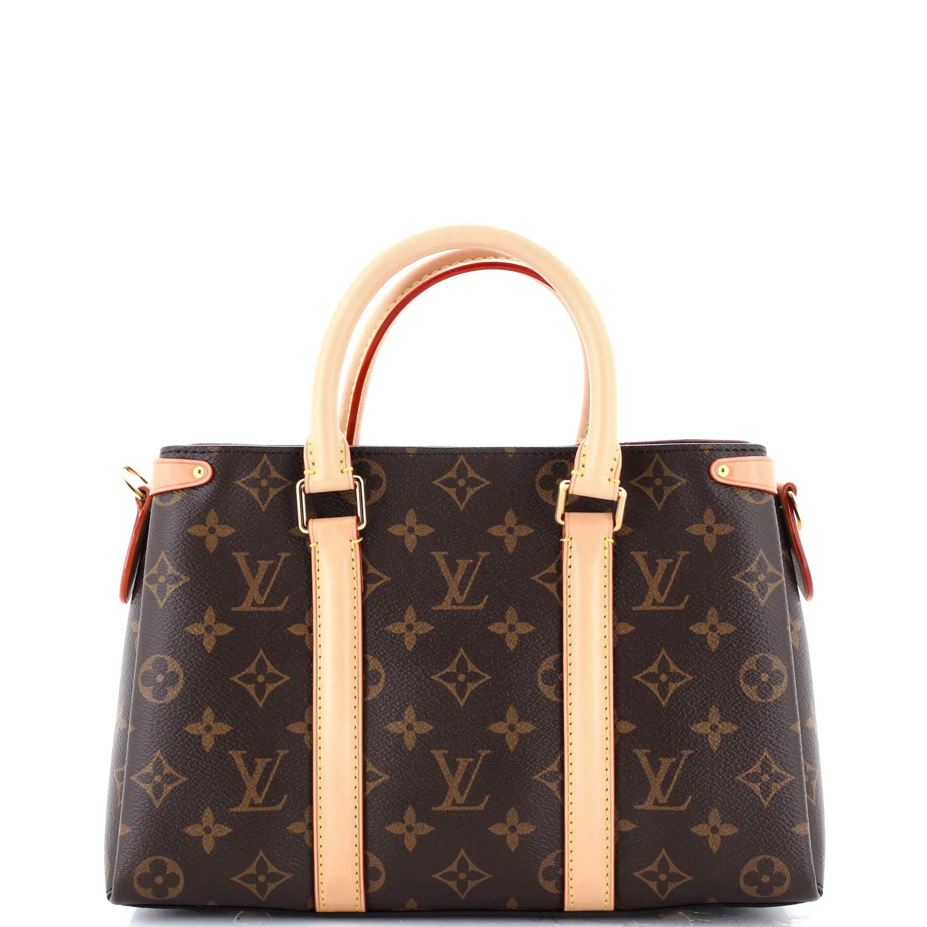 Soufflot Tote Monogram Canvas with Leather BB