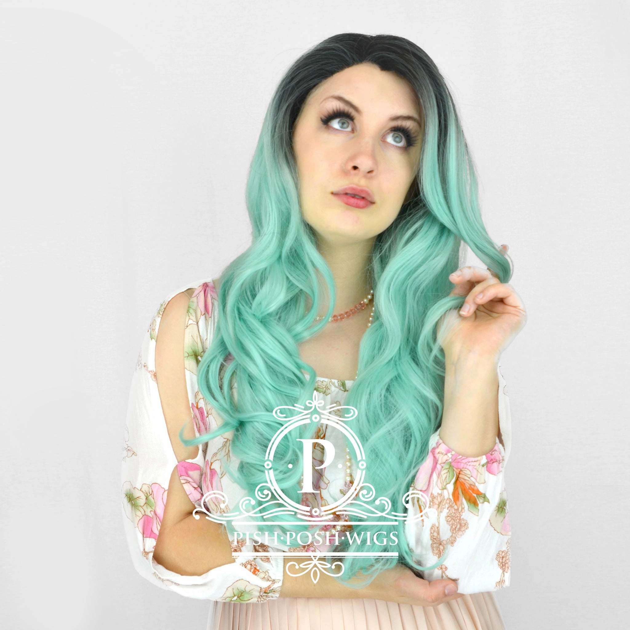Stefani - Mint Green Wig