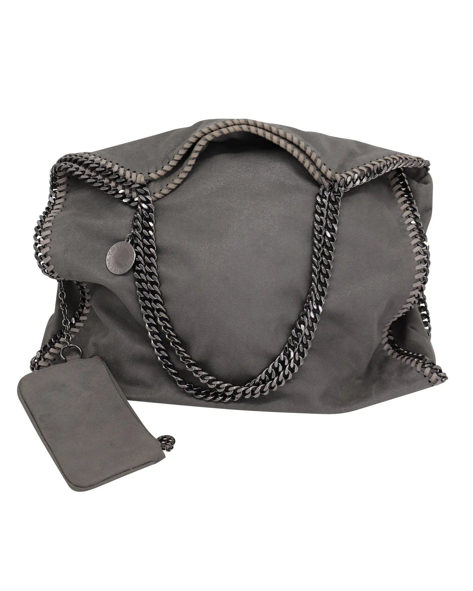 Stella McCartney Falabella Tote Bag in Grey Recycled Polyester
