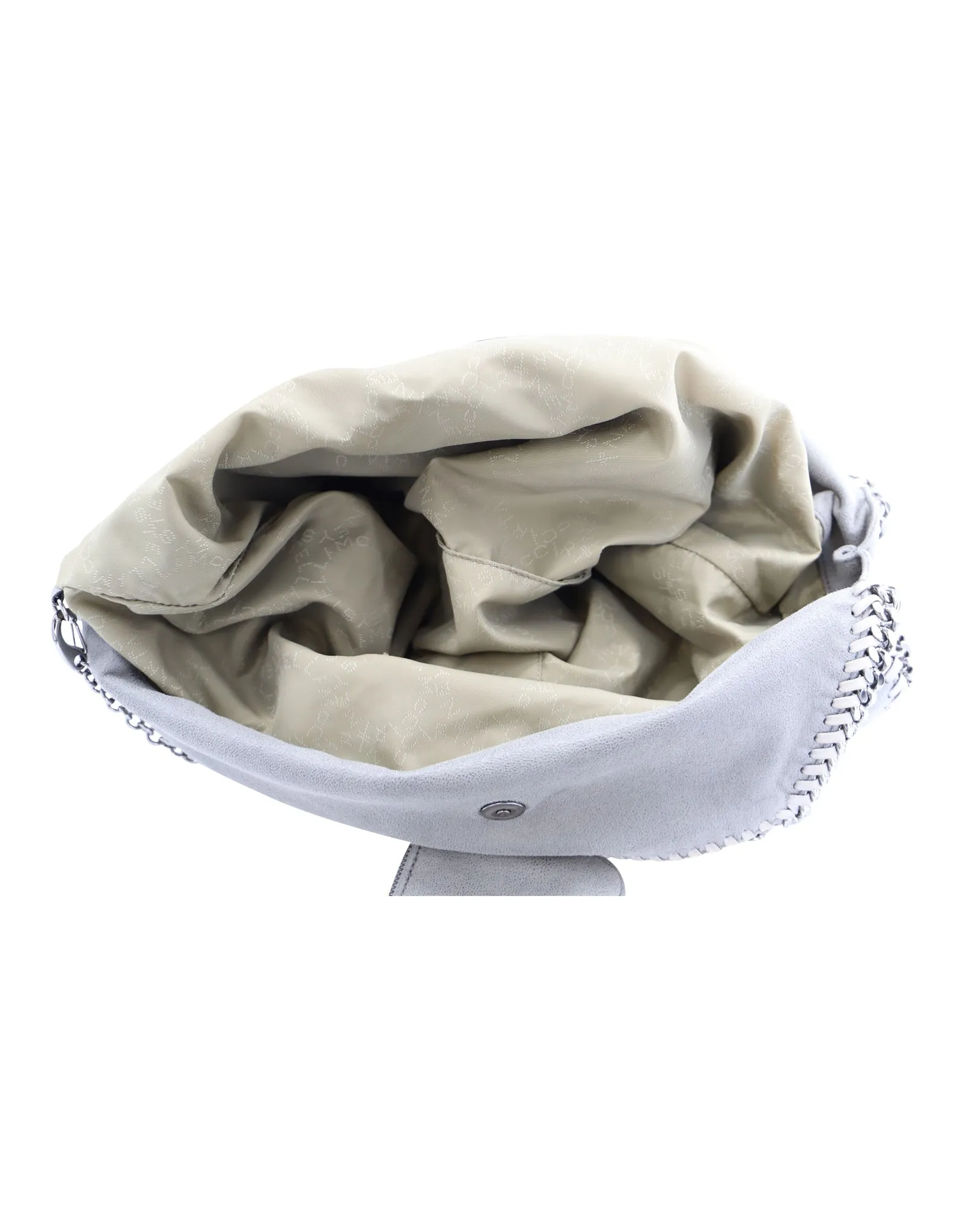 Stella McCartney Falabella Tote Bag in Grey Recycled Polyester