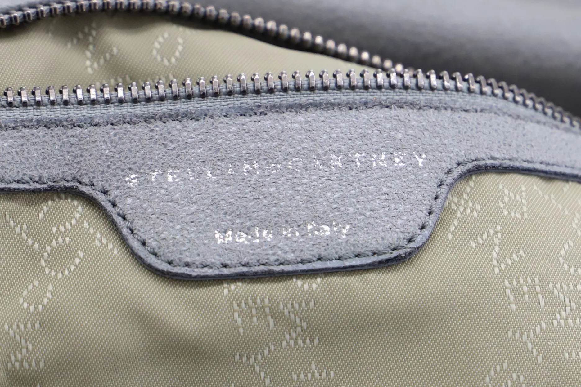 Stella McCartney Falabella Tote Bag in Grey Recycled Polyester