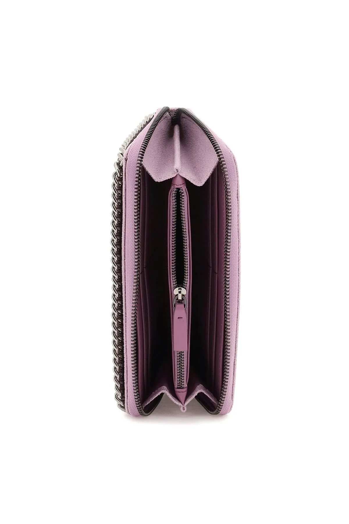 Stella mccartney falabella zip-around wallet