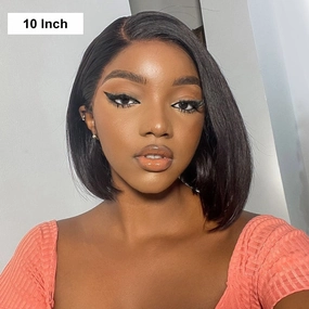Straight Bob Wig Pre-plucked 13x4 Standard Lace Front Wig Human Hair
