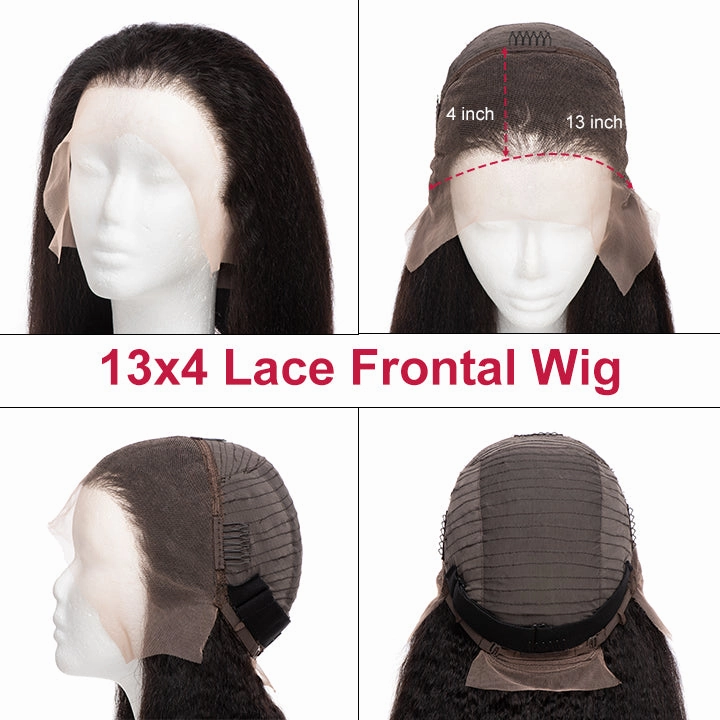 Straight Bob Wig Pre-plucked 13x4 Standard Lace Front Wig Human Hair