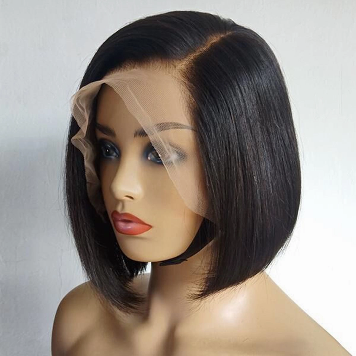 Straight Bob Wig Pre-plucked 13x4 Standard Lace Front Wig Human Hair