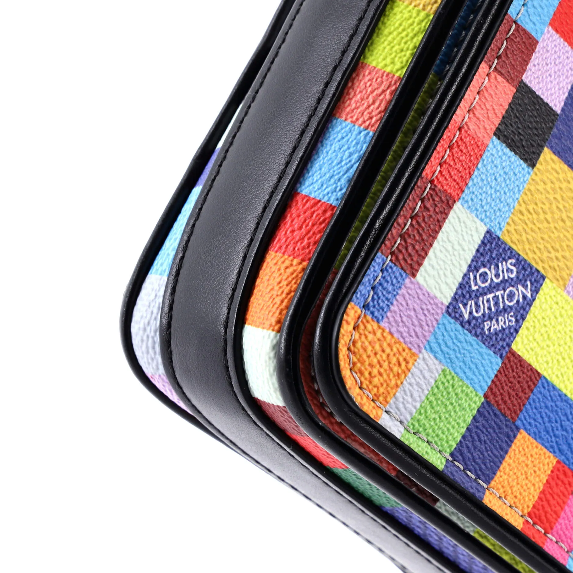 Studio Messenger Bag Limited Edition Multicolor Damier Graphite 3D