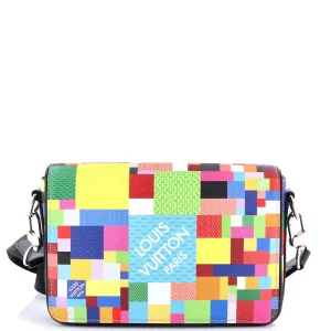 Studio Messenger Bag Limited Edition Multicolor Damier Graphite 3D