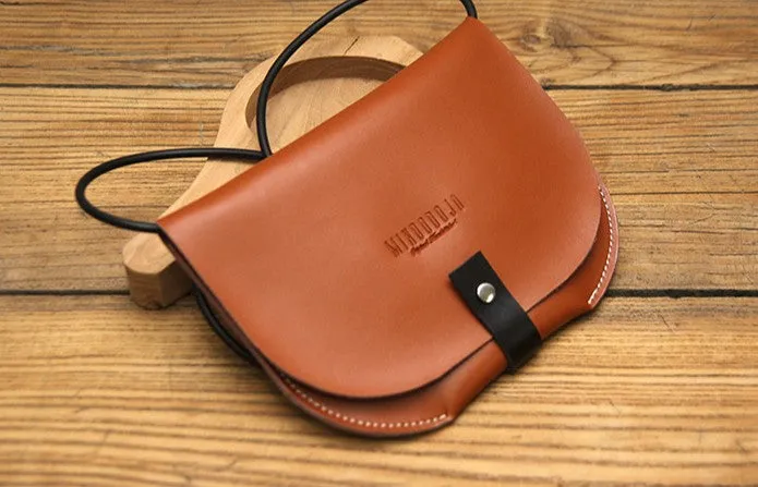 Stylish LEATHER WOMEN Mini SHOULDER BAG Small Saddle Crossbody Purses FOR WOMEN