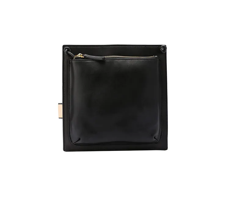 Stylish LEATHER WOMENs Square SHOULDER Bag Crossbody BAG Purses FOR WOMEN