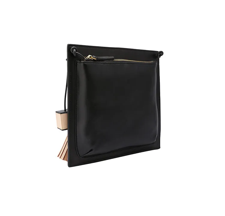 Stylish LEATHER WOMENs Square SHOULDER Bag Crossbody BAG Purses FOR WOMEN