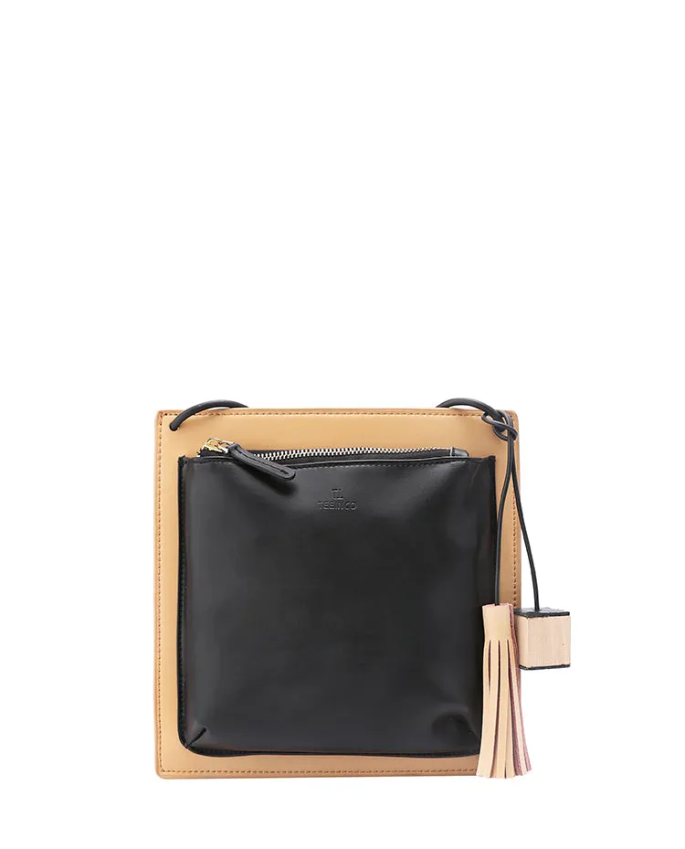 Stylish LEATHER WOMENs Square SHOULDER Bag Crossbody BAG Purses FOR WOMEN