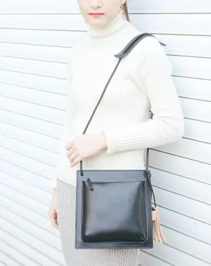 Stylish LEATHER WOMENs Square SHOULDER Bag Crossbody BAG Purses FOR WOMEN