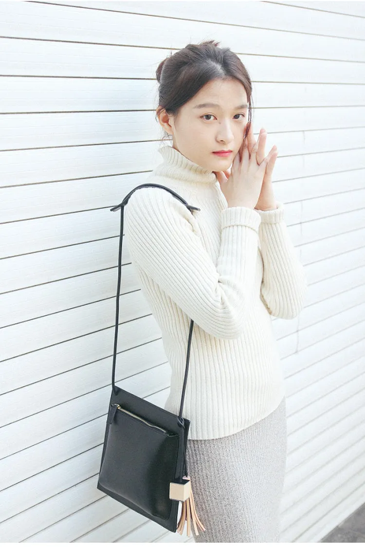 Stylish LEATHER WOMENs Square SHOULDER Bag Crossbody BAG Purses FOR WOMEN