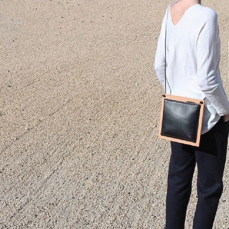 Stylish LEATHER WOMENs Square SHOULDER Bag Crossbody BAG Purses FOR WOMEN