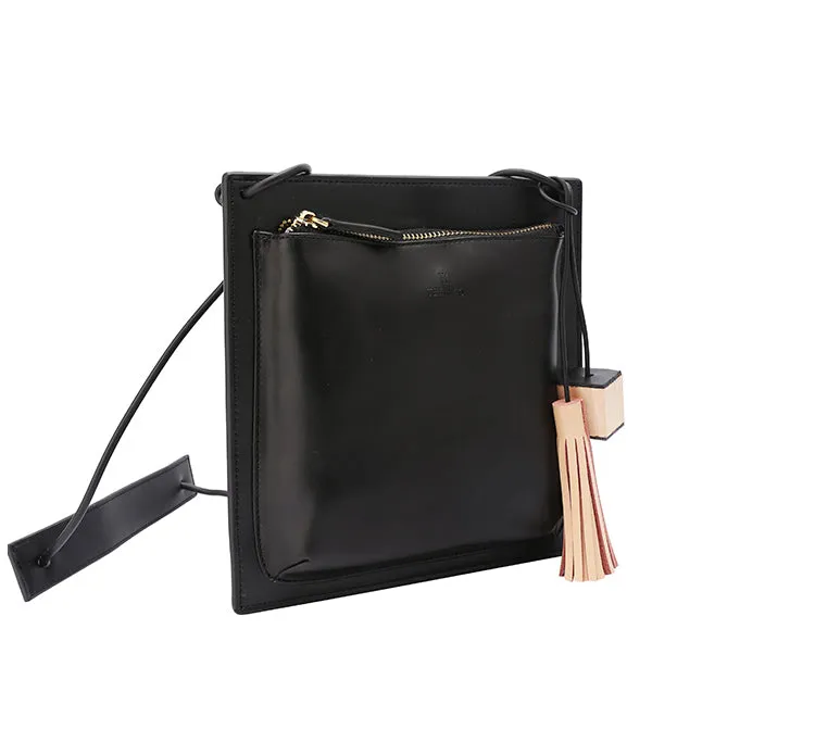Stylish LEATHER WOMENs Square SHOULDER Bag Crossbody BAG Purses FOR WOMEN