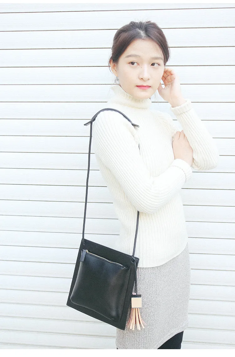 Stylish LEATHER WOMENs Square SHOULDER Bag Crossbody BAG Purses FOR WOMEN