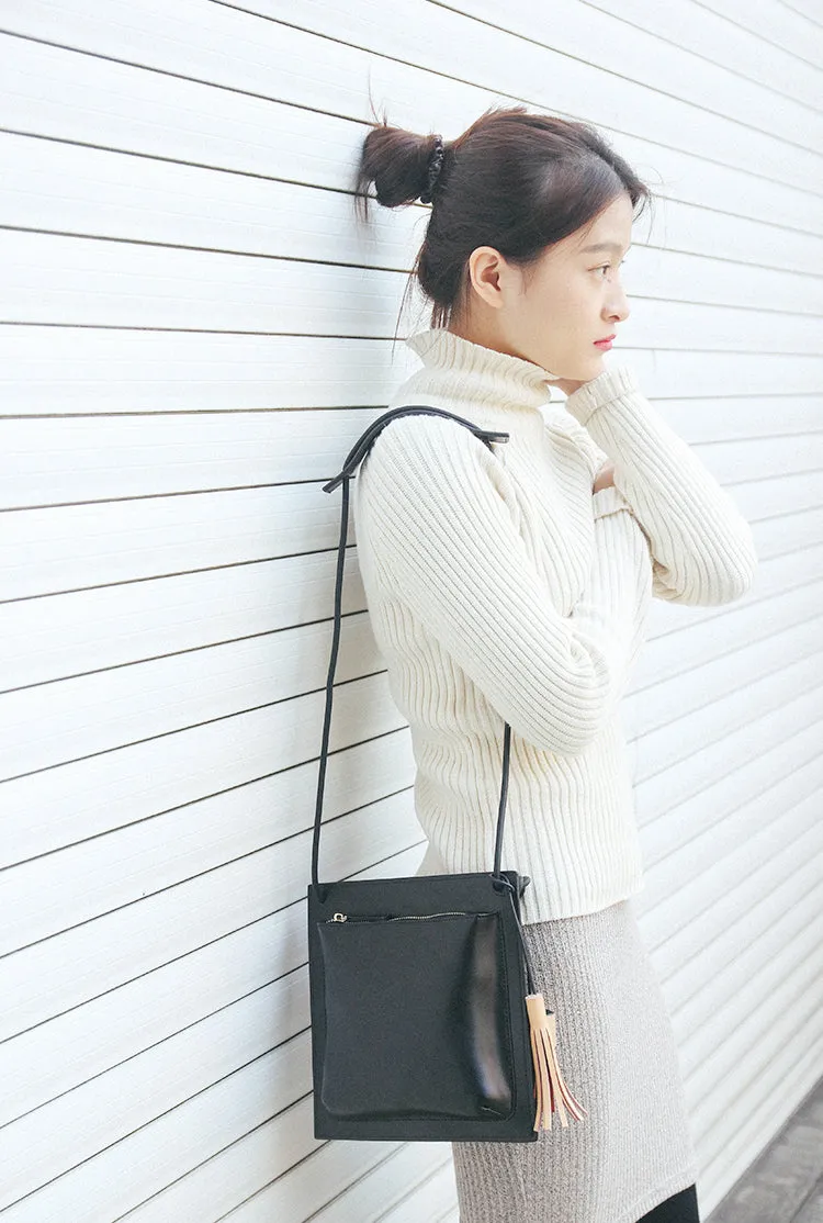 Stylish LEATHER WOMENs Square SHOULDER Bag Crossbody BAG Purses FOR WOMEN
