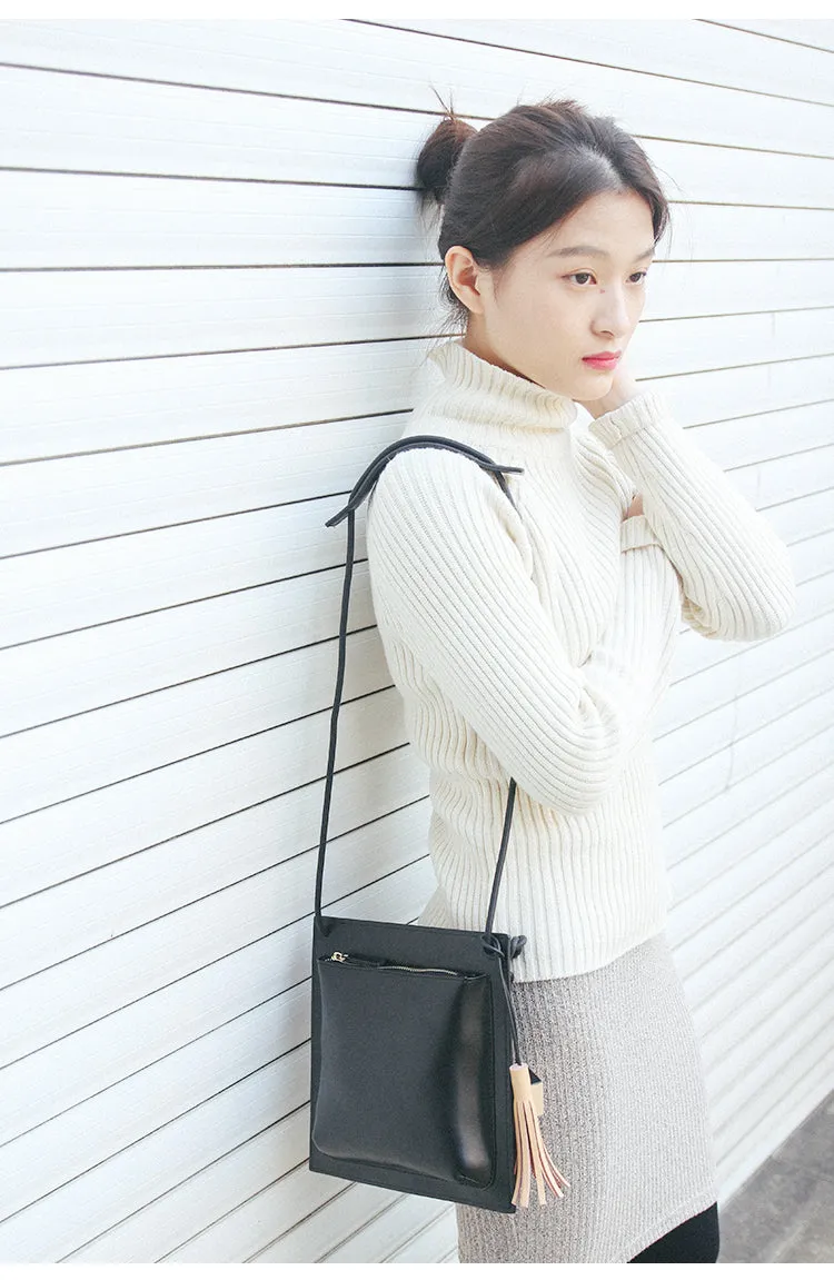 Stylish LEATHER WOMENs Square SHOULDER Bag Crossbody BAG Purses FOR WOMEN