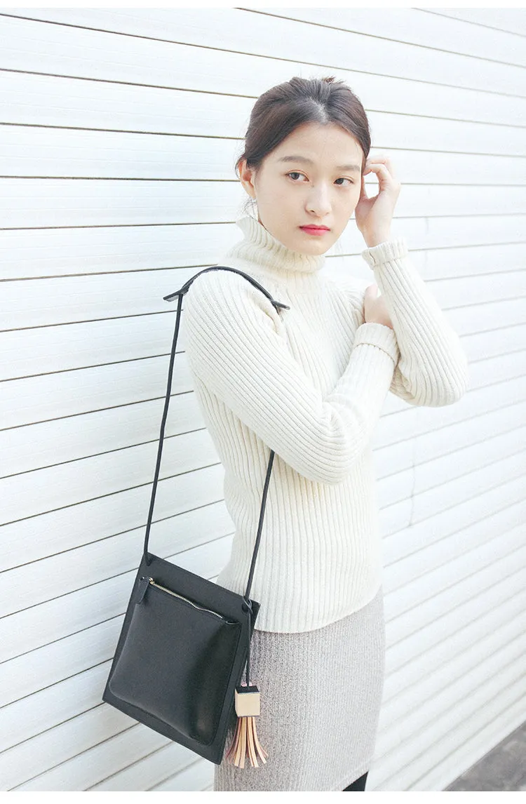 Stylish LEATHER WOMENs Square SHOULDER Bag Crossbody BAG Purses FOR WOMEN