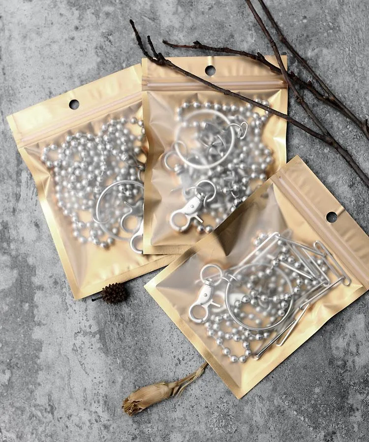 Stylish Men's Womens Double Beaded Stainless Steel Pants Chain Biker Wallet Chain For Men