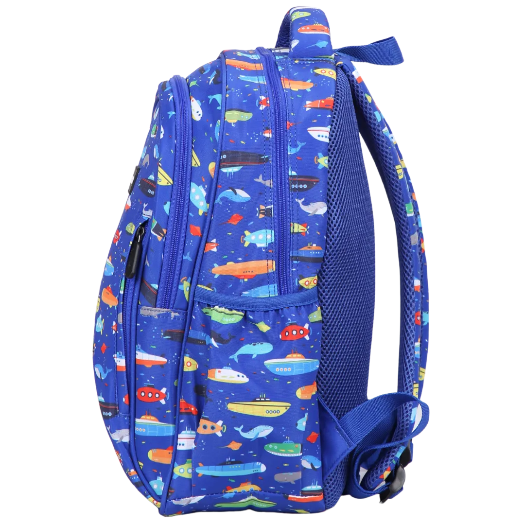 Submarines & Whales Midsize Kids Backpack