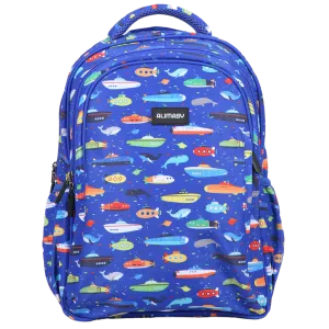 Submarines & Whales Midsize Kids Backpack