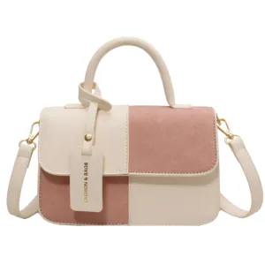 Summer Contrast Color  Square Commuter Shoulder Bag
