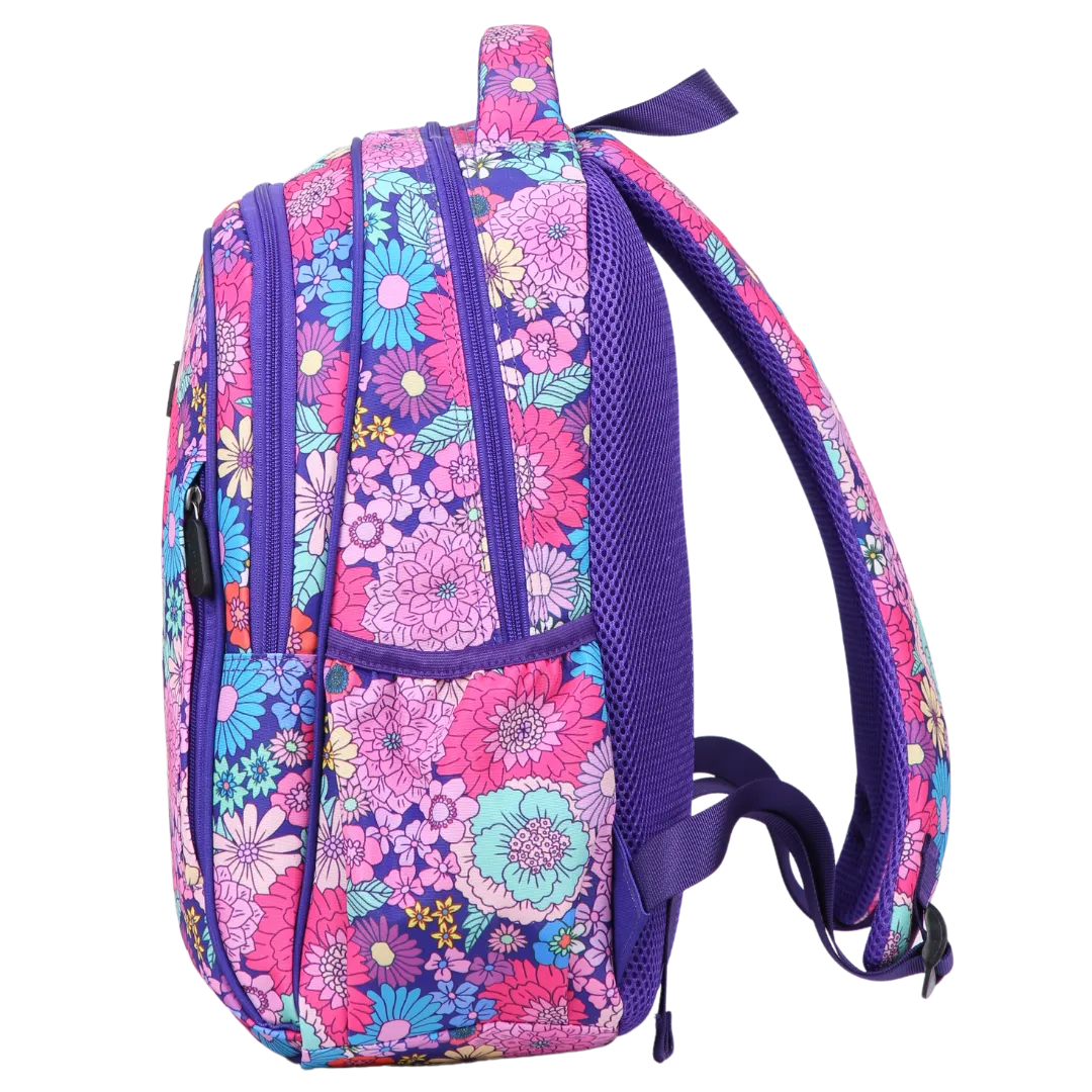 Summer Flowers Midsize Kids Backpack