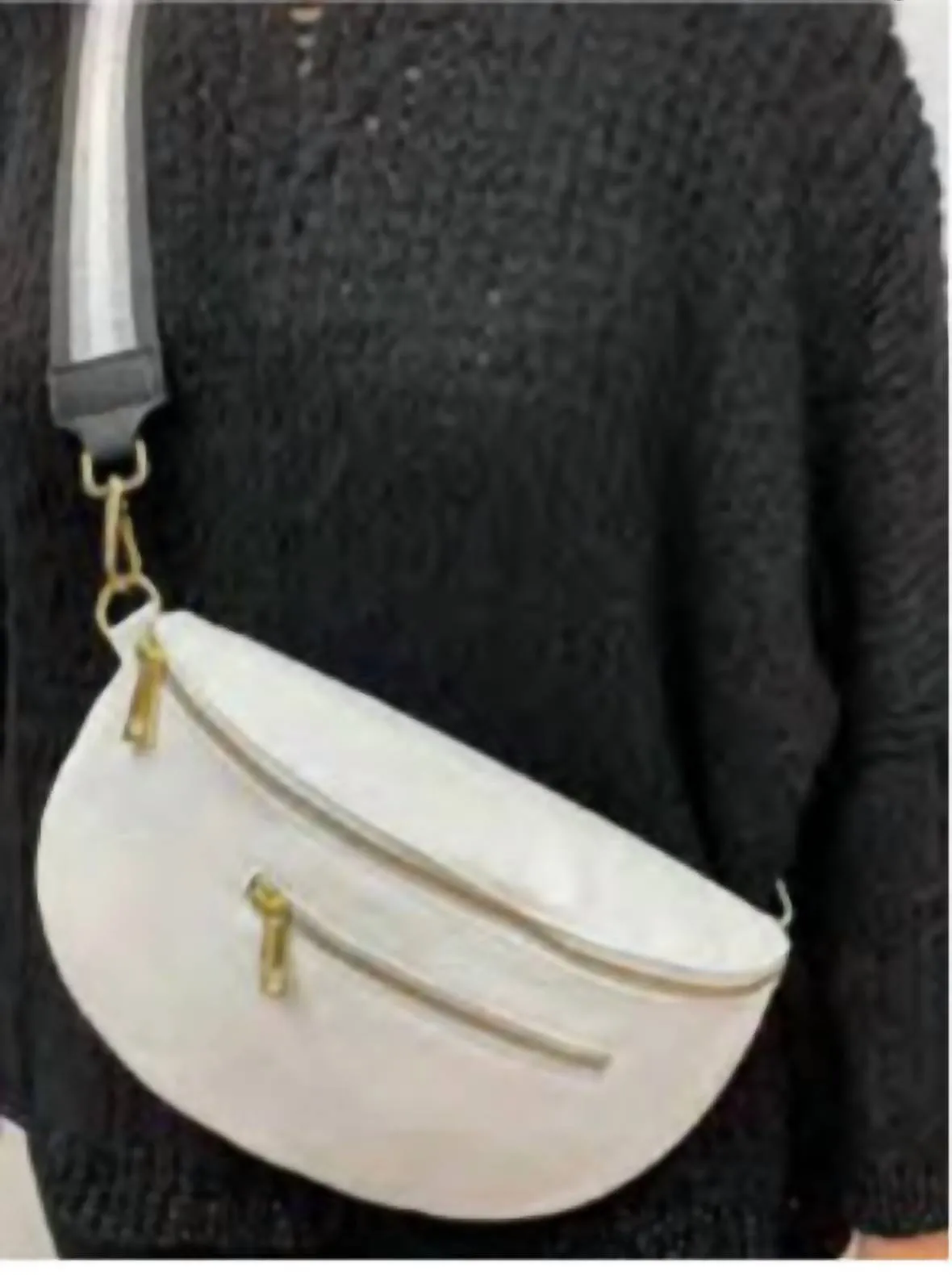 Susina Leather Bum Bag In White